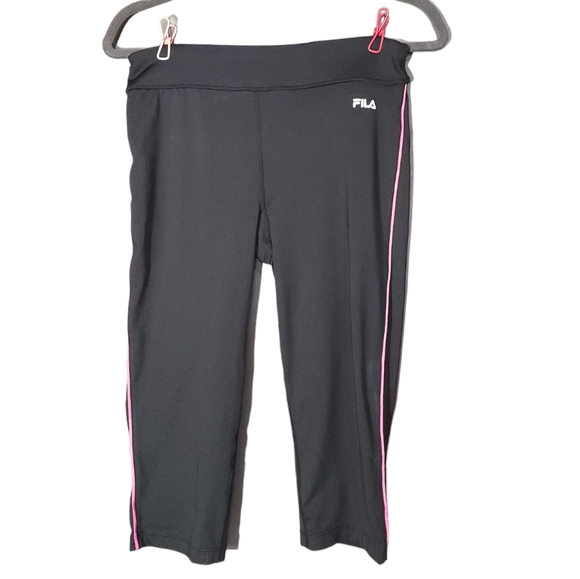 Fila Pants - Fila Athletic Capris | Woman's Medium | Sport / Yoga / Athleisure | black |